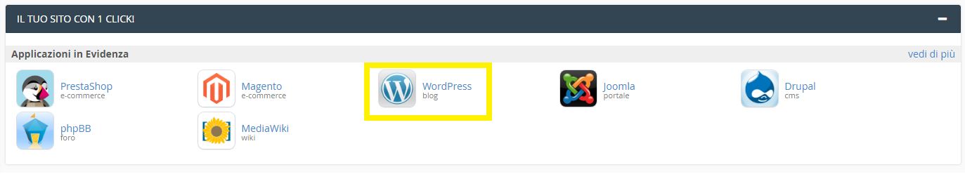 CMS Come installare WordPress